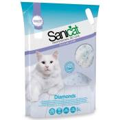 SANICAT Litière Diamonds Silice 5l - Pour chat
