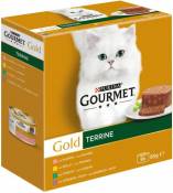 Terrine Gold Multipack : saumon, poulet, lapin, canard