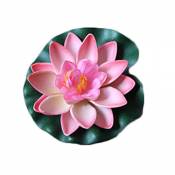 Xuxuou Flottant Lotus Fleurs Artificielles Lotus Nénuphar