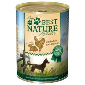 Best Nature Adult 6 x 400 g pour chien - lapin, poulet, pâtes