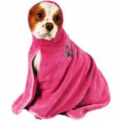 Show Tech - Peignoir pour chien Rose Taille : l - Rose