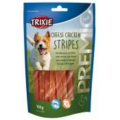 Trixie - Premio Stripes Cheese Chicken Stripes - Snack pour chien - 100g