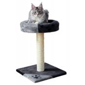Arbre à chat, taille 35 x 35 cm, hauteur 52 cm, Tarifa, couleur noir et gris. Animallparadise Noir
