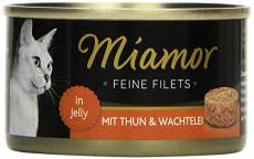 Miamor Katzenfutter Feine Filets Thunfisch+Wachtel