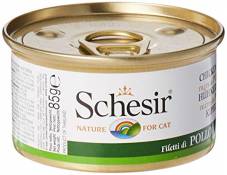 Schesir Poulet pour Chats, 85 g