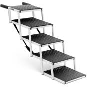 Wiesenfield - Escalier pour chien Escaliers pour chats Pliable 68 kg aluminium hauteur 71 cm