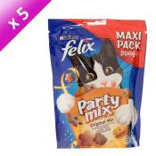 FELIX Party Mix original - Pour chat - 200g (x5)