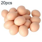 20pcs Faux œufs artificiels pour l’aménagement
