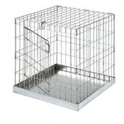 Cage d'exposition avec porte pour oiseaux 60x60 cm