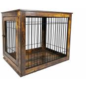 Cage pour chien en bois 89x61x73 cm - Caisse pour chien