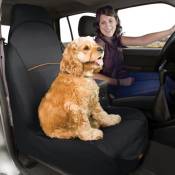 Kurgo Housse de siège passager pour chien, Imperméable et anti-déchirure, Taille unique – Adapté à la plupart des véhicules, Noir, CoPilot Bucket Seat