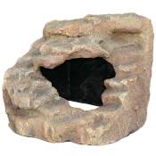 Rocher d'angle avec grotte et plateforme 21 x 20 x 18 cm pour reptiles Trixie
