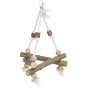 Trixie - Balançoire sur corde, en bois d'écorce 27