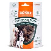 2x120g Friandises Boxby Superfood, Canard, petits pois et cranberries - pour chien