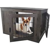Cage pour chien en bois 96x61x64 cm - Caisse pour chien