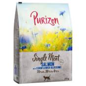 Purizon Single Meat saumon, fleurs de bleuet pour chat - 2,5 kg