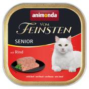 6x100g Senior bœuf Animonda Vom Feinsten - Pâtée pour chat