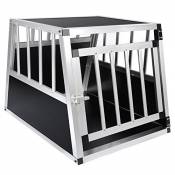 EUGAD 1 X Cage de Transport en Aluminium Boîte pour