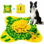 Tapis de Fouille Chien Snuffle Mat éducateurs pour Chiens Dog Puzzle Toys Alimentation Lente Jouet Tapis Reniflant de Chien Pliable Couverture