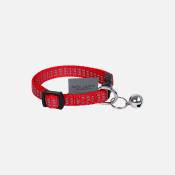 Collier Chat - Wouapy Collier nylon Protect Rouge - 18/25,5 cm