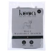 Couche lavable kooa pour chien mâle - taille S