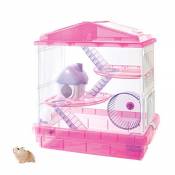 WXLSQ Acrylique Hamster Cage, Cage Transparent surdimensionné