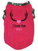 Petitebelle - Chemise pour Chien - I Love You Deerly