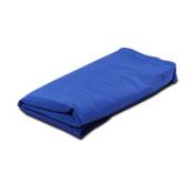 Coussin lit pour chien en polyester coloris bleu -