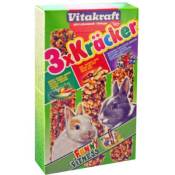 Kracker combi pour lapins nains noix/fruits bois/légumes