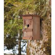 Windhager - Nichoir à oiseaux en bois massif verni