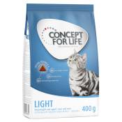 400g Light Adult Concept for Life - Croquettes pour Chat