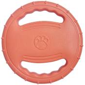 Ensoleille - Frisbee en caoutchouc dur flottant pour chiens diamètre 20 cm(orange)