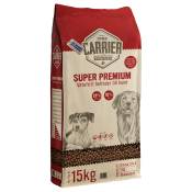 2 x 15 kg de nourriture pour chien Carrier Super premium