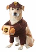 Brown UPS Costume pour Chien Taille XS