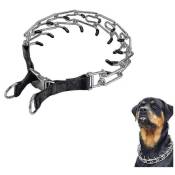Csparkv - Collier étrangleur pour dressage de chiens, colliers coulissants réglables en acier inoxydable 4.0mmx60cm