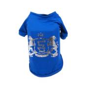 Dogi - T-shirt pour chien Dessin argenté - Taille L - Bleu