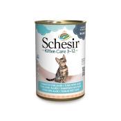 Lot Schesir Kitten en gelée 24 x 140 g pour chaton - thon, aloe vera