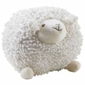 Mouton Shaggy en coton blanc 20cm - Autre
