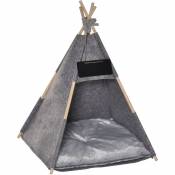 PawHut Tente tipi pour animaux - teepee chat ou chien
