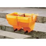 Shoof - Seau distributeur 2 places 10 litres - Orange