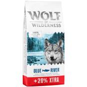 14.4kg Adult Blue River, saumon Wolf of Wilderness croquettes pour chien