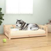 Nova - Bill pour chiens en bois massif en pin cot 105.5x75.5x28