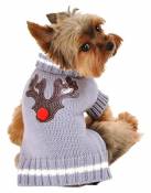 Hip Doggie HD-7rdr-XL Reindeer Sweater – Pull pour