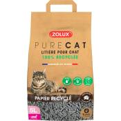 Litière éco conçue en papier recyclé Purecat 5