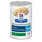 Hill's Prescription Diet d/d Food Sensitivities pour chien - 12 x 370 g