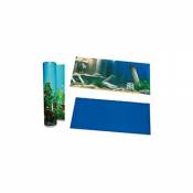 Karlie Poster de Fond d'aquarium Motif Piliers Bleu
