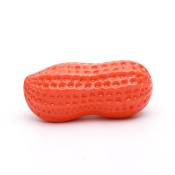 Ensoleille - Jouets de meulage pour chien Pet Sound Milk Fragrance Toy Cacahuète tpr Résistant aux morsures Simulation Cacahuèteblanc(Orange)