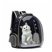 Gabrielle - Sac transport Pour chat chien 12,2 x 11,4 x 16,5 pouces Coleur de Noir Voyager facile à transporter