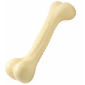 Os 10 cm: Jeu d'os en nylon résistant pour chiens