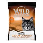 Offre d'essai 150 g de croquettes Wild Freedom Adult sans céréales pour chat - Wide Country Sterilised - volaille